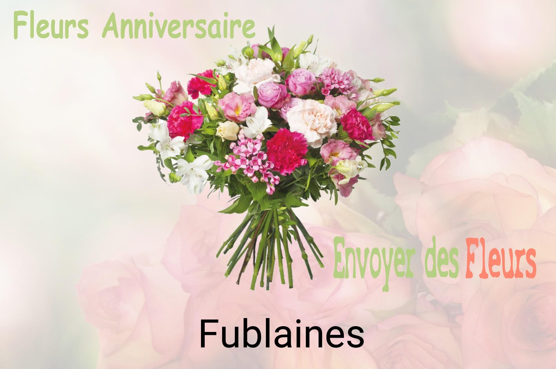 Bouquet de fleurs d’anniversaire livré à Fublaines