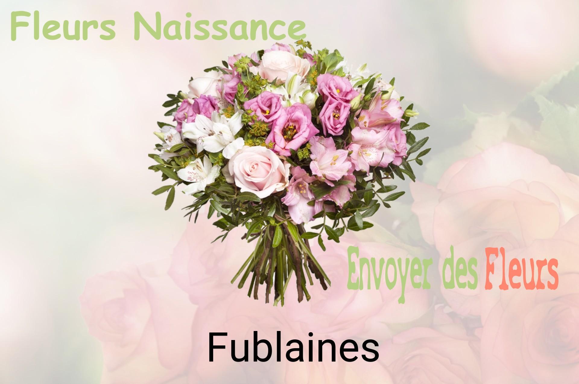 Bouquet de fleurs de naissance livré à Fublaines